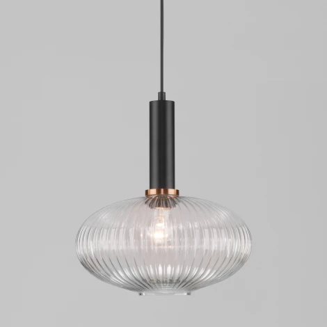 Подвесной светильник Eurosvet Bravo 50183/1 прозрачный (220V, на проводе, шар)