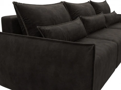 Диван угловой Лига-051 НПБ Лонг угол универсальный Лига Диванов (Велюр) арт.128729