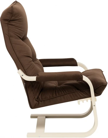 Кресло-трансформер Leset Оливер (Фанера,Березовый шпон,Металл,Велюр/Светло-коричневый) арт.2500000118586