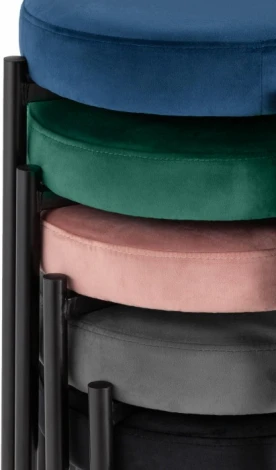 Табурет Кудо (Кудо velutto 33 / черный) Woodville арт.586761