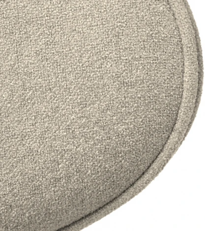 Стул Bradexhome Lucas 3 латте букле с ножками цвета орех