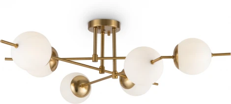 Потолочная люстра на штанге Freya Damask FR5205PL-06BS (220V, шар)