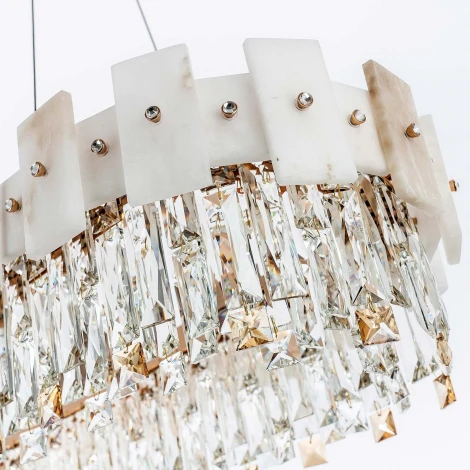 Подвесная люстра светодиодная с регулировкой цветовой температуры Modelux MODELUX ML.6980.900P GD