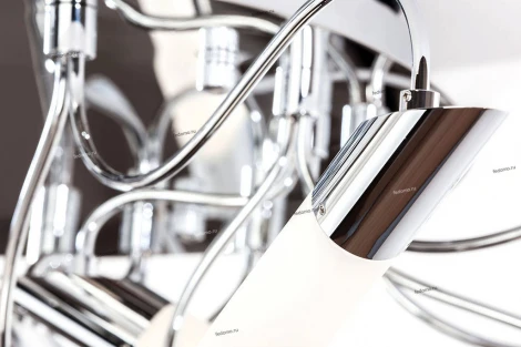 Потолочная люстра IDLamp Milada 401/9PF-LEDChrome