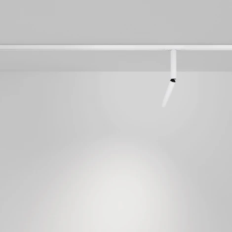 Трековый светильник однофазный 220V 6W Maytoni Focus T TR142-1-6W4K-W (LED, круглые)