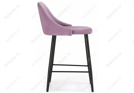Барный стул Woodville Джама лавандовый / черный матовый 448664