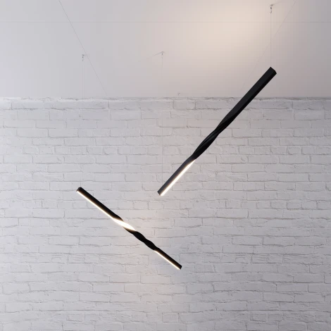 Профиль SL-ARC-3535-TWIST90L-400 BLACK (Алюминий) 032679 Arlight