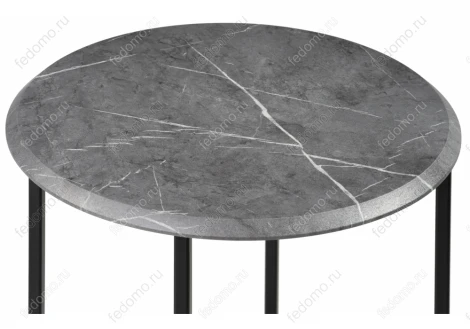 Журнальный столик Манеттия мрамор темно-серый