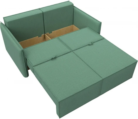 Диван прямой Либерти мини (Зеленый/Рогожка) Лига Диванов арт.121916