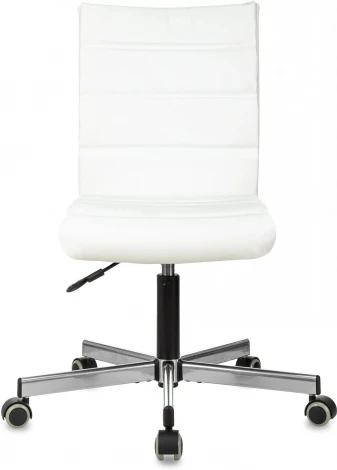 Кресло Бюрократ CH-320M белый эко.кожа крестов. металл черный пластик черный