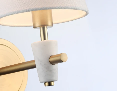 Бра с абажуром и мрамором Ambrella Ceramo Classic LH75047