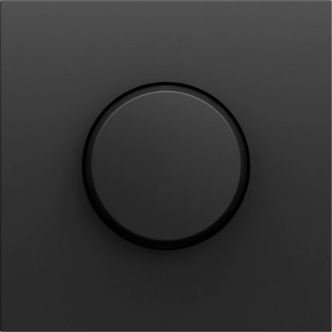 Накладка для светорегулятора поворотного, черный графит Donel S08 DS65057