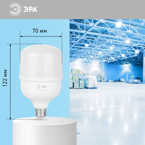 Лампочка светодиодная E27 25W ЭРА LED POWER T70-25W-6500-E27 R