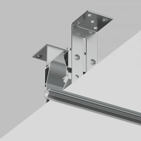 Закладной профиль для натяжного потолка 2м Denkirs Smart Profi TR3044-AL