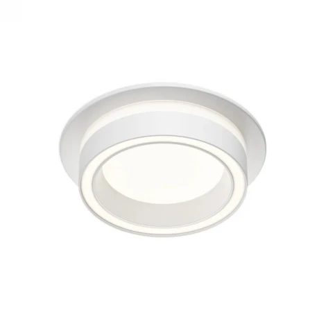 Встраиваемый светильник Denkirs Glow GX53 15 Вт LED белый алюминий акрил