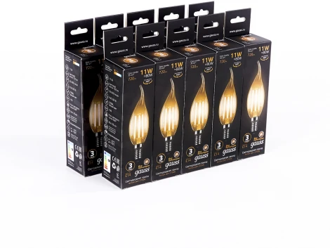 Лампочка светодиодная филаментная Gauss 104801111