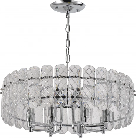 Подвесная люстра хрустальная Rivoli Whitney 1050-308 (220V, на цепи)