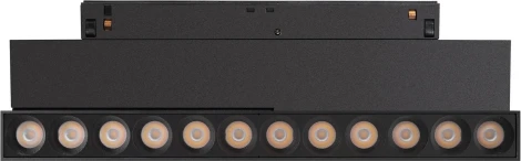 светильник магнитный MAG-ORIENT-DOTS-FOLD-S230-12W Day4000-MIX (BK, 30 deg, 48V, DALI) (Arlight, IP20 Металл) 041864