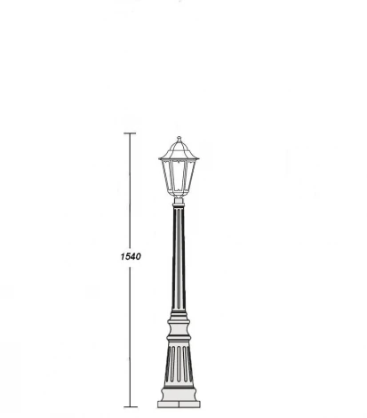 Наземный фонарь Oasis Light Petersburg M White 79811M