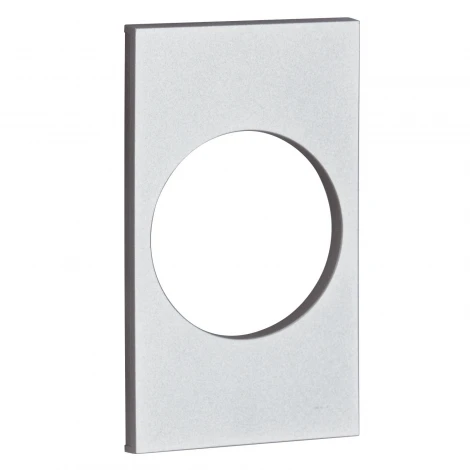 Накладка на розетку 220V с/з со шторками 16A (серый матовый) AS04 Meiton AS04