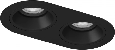 Встраиваемый светильник под LED модуль/ламп МR16 Lightstar Domino D6570707BMOD (220V)