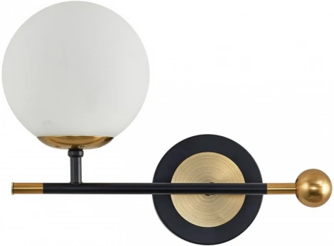 Бра Arte Milano Neapolis-72708 272808/1B BK/GD (220V, шар)