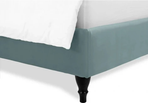 Кровать Queen II Sofia L 1600 ОГОГО (арт.577474), (Ткань/Бирюзовый)