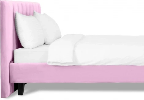 Кровать Queen II Sofia L 1600 ОГОГО (арт.577522), (Ткань/Сиреневый)