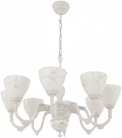 Подвесная люстра Arte Milano AM343837 347837/8 WT+SL (220V, на цепи)