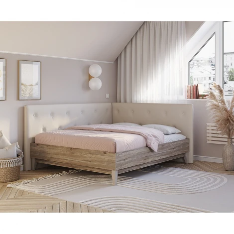 Кровать БТС 160х200 с проложками Скандика