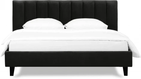 Кровать Queen II Sofia L 1600 ОГОГО (арт.577504), (Ткань/Черный)
