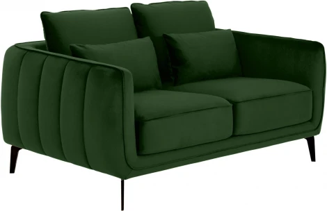 Диван Amsterdam двухместный ОГОГО (арт.698447), (Ткань/Зеленый)