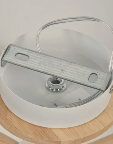 Потолочная люстра на штанге Мелодия Света SL1N SL5691-3 WT+Wood 000067878