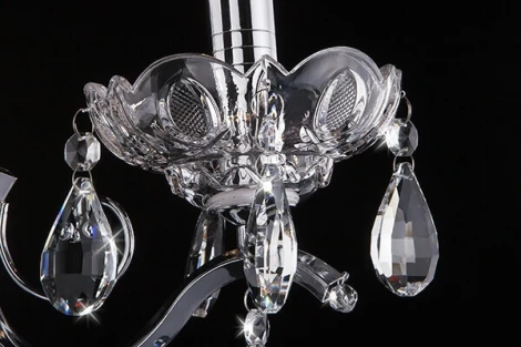 Бра Eurosvet 3188 3188/1 хром/прозрачный хрусталь Strotskis