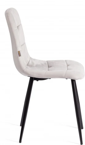 Стул CHILLY (mod. JSC-220) / 2 шт. в упаковке Tetchair (Велюр,Металл /Серый) арт.24563
