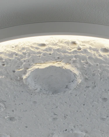 Потолочный светильник круглый светодиодный луна Moderli Spatial V11658-CL (220V, круглые, луна)