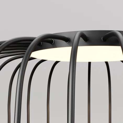 Наземный уличный светильник LED IP54 Maytoni Wisp O478FL-L18GF3K (220V, круглые)