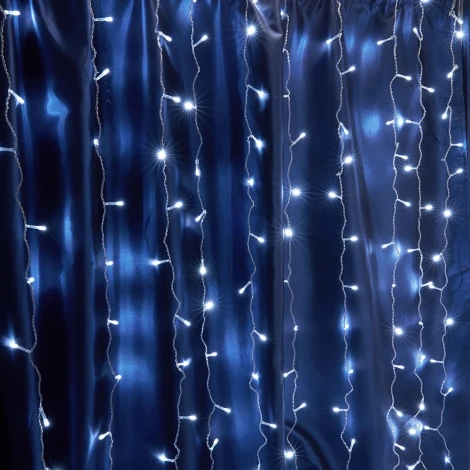 Светодиодная гирлянда Feron 41627 CL24 занавес, статичная, 3*3м + 3м 5000К c питанием от сети