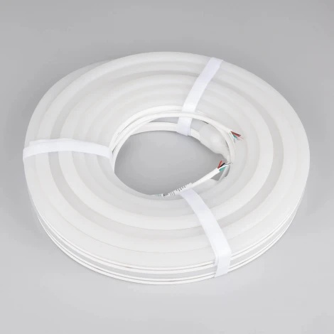 Светодиодная лента герметичная MOONLIGHT-PRO-SIDE-X336-12x24mm 24V RGBW-Warm (12 W/m, IP68, 10m, wire x2) (Arlight, Вывод прямой) 055330