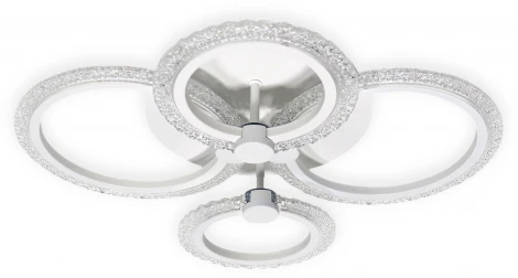 Потолочная люстра Ambrella Acrylica FA4061 (регулировка яркости, LED, 220V, пульт управления, кольцо)