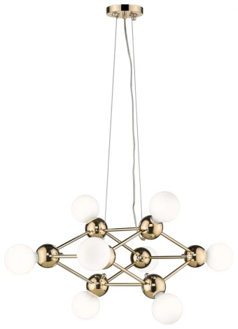 Подвесная люстра Wertmark Gitter WE234.08.303 (220V, на тросе, шарики, молекулы)