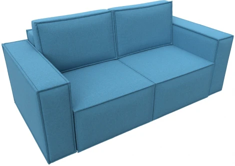 Диван прямой Куба мини (Голубой/Рогожка) Лига Диванов арт.121892
