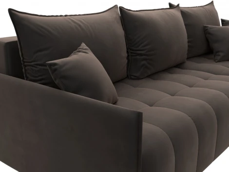 Диван угловой Лига-054 НПБ угол универсальный Лига Диванов (Велюр) арт.129031