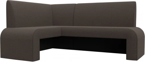 Диван кухонный угловой Кармен левый угол (Коричневый/Рогожка) Лига Диванов арт.126137L