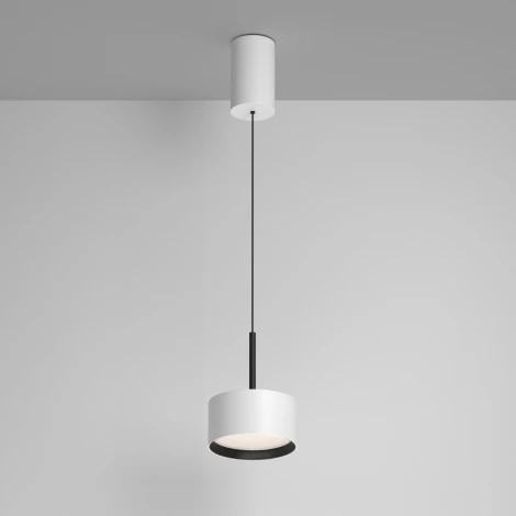 Подвесной светильник Maytoni Glare P102PL-12W4K-W (LED, 220V, на проводе, круглые)