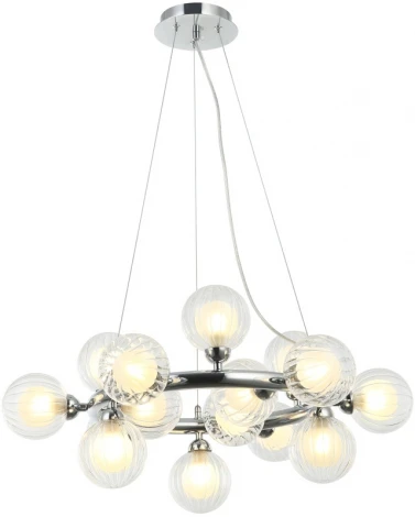 Подвесной светильник Shardin 2165/09/15P Stilfort (220V, на тросе, шарики, молекулы)