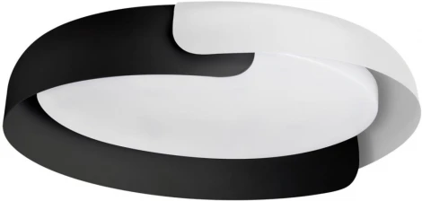 Потолочный светильник круглый Sonex Antares 7706/60L металл/пластик/белый/черный LED 60Вт 3000-6000K D580 IP20 пульт ДУ (220V, круглые)