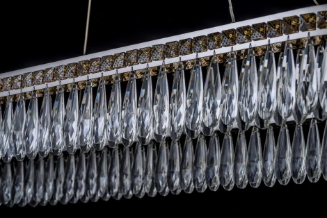 Подвесной светильник светодиодный хрусталь Dio D'Arte Acciano Acciano L 1.5.100x30.100 N