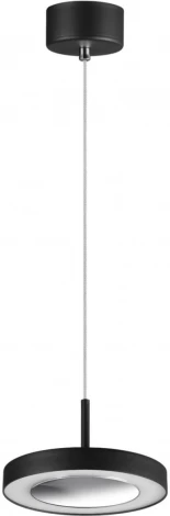 Подвесной ветильник светодиодный Novotech Mirror 359281 OVER черный IP20 LED 18W 85-265V 1350Лм 3000К (220V, на проводе, круглые)