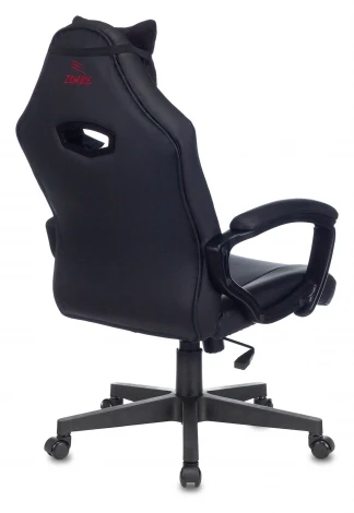 Кресло игровое Zombie HERO BATTLEZONE черный/красный эко.кожа с подголов. крестовина пластик